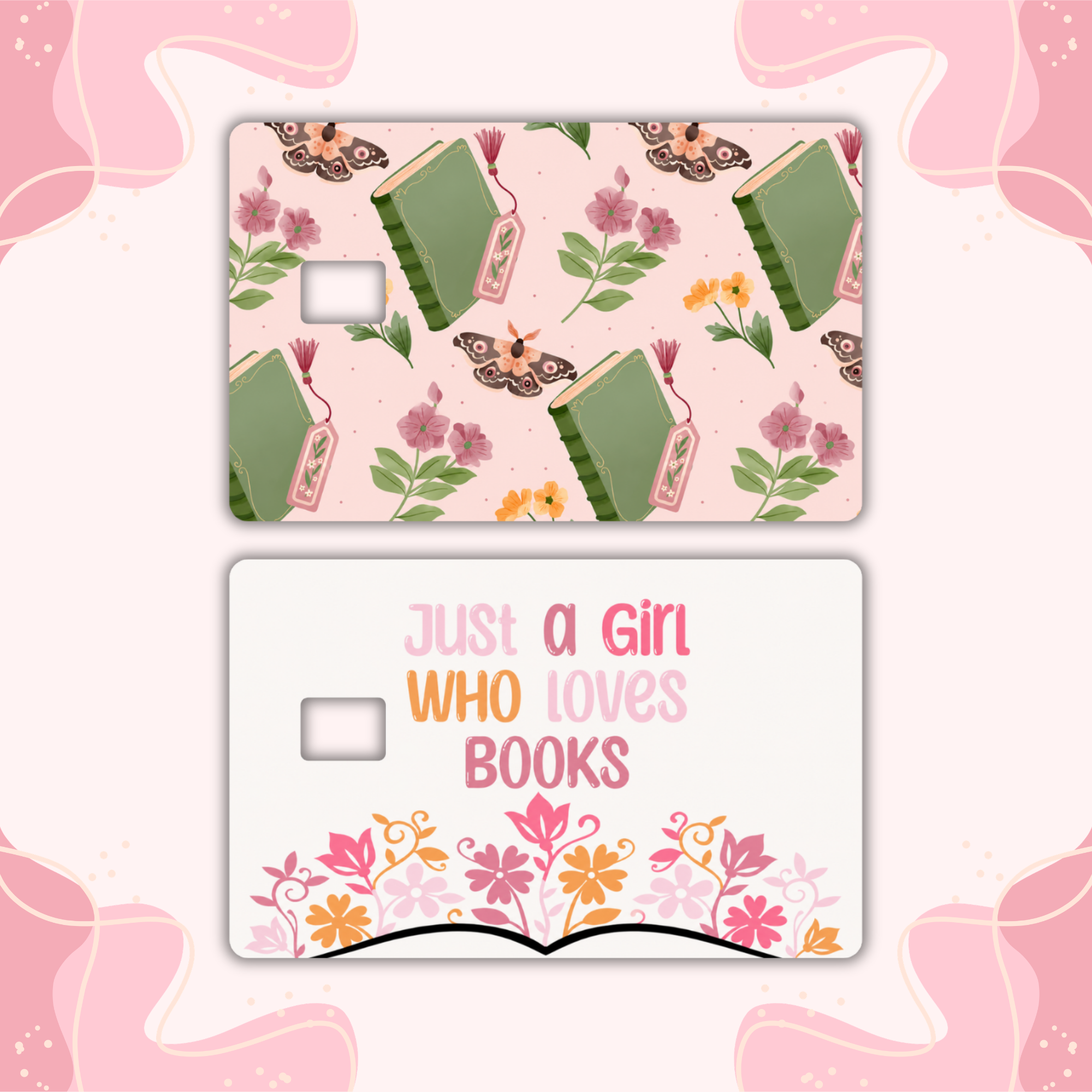 The Bookish Era Debit Card Skin Collection