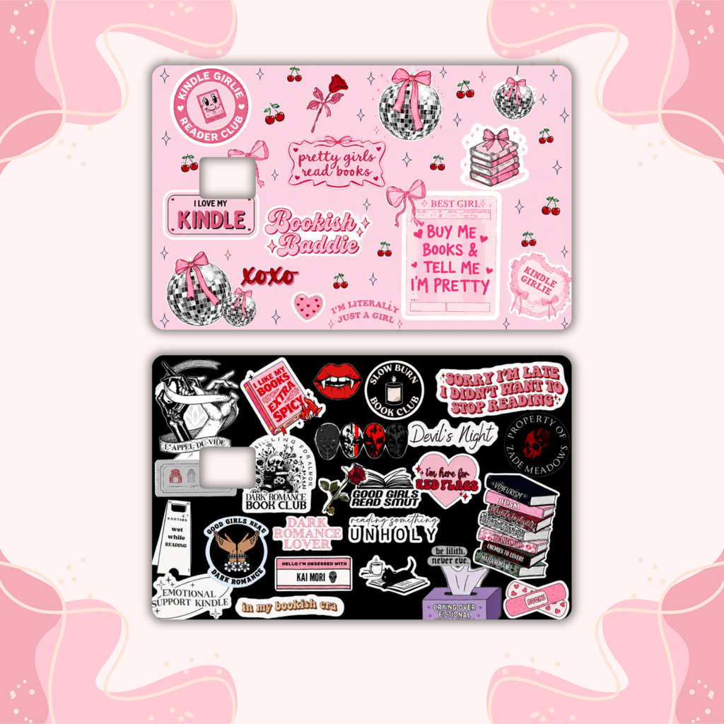 The Bookish Era Debit Card Skin Collection