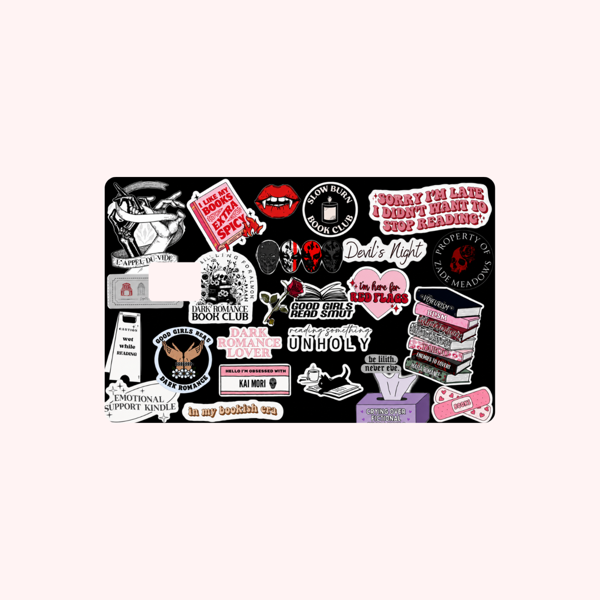 The Bookish Era Debit Card Skin Collection