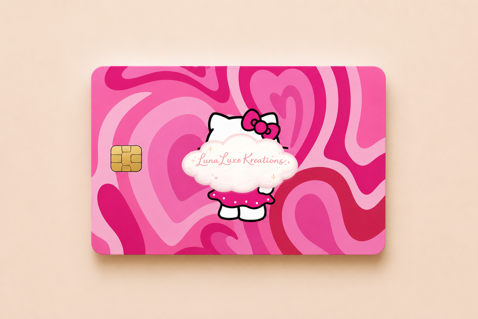Sweet Swirl Debit Card Skin