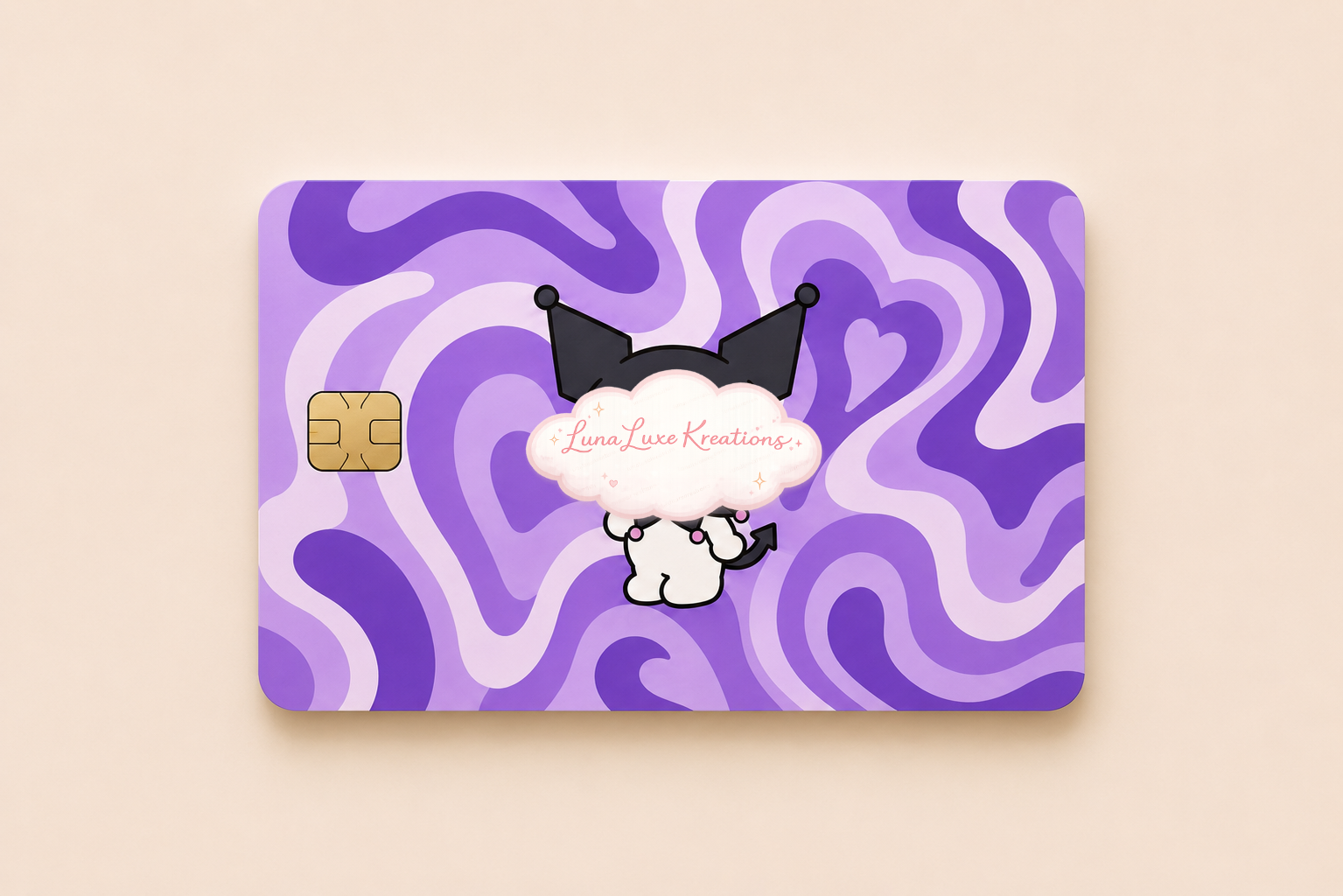 Sweet Swirl Debit Card Skin