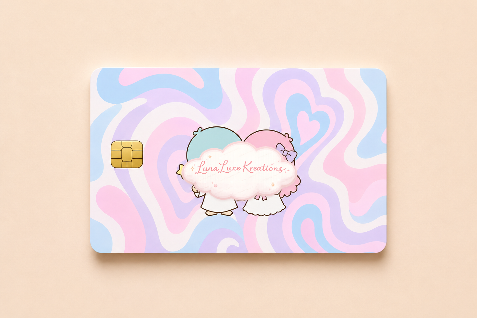 Sweet Swirl Debit Card Skin