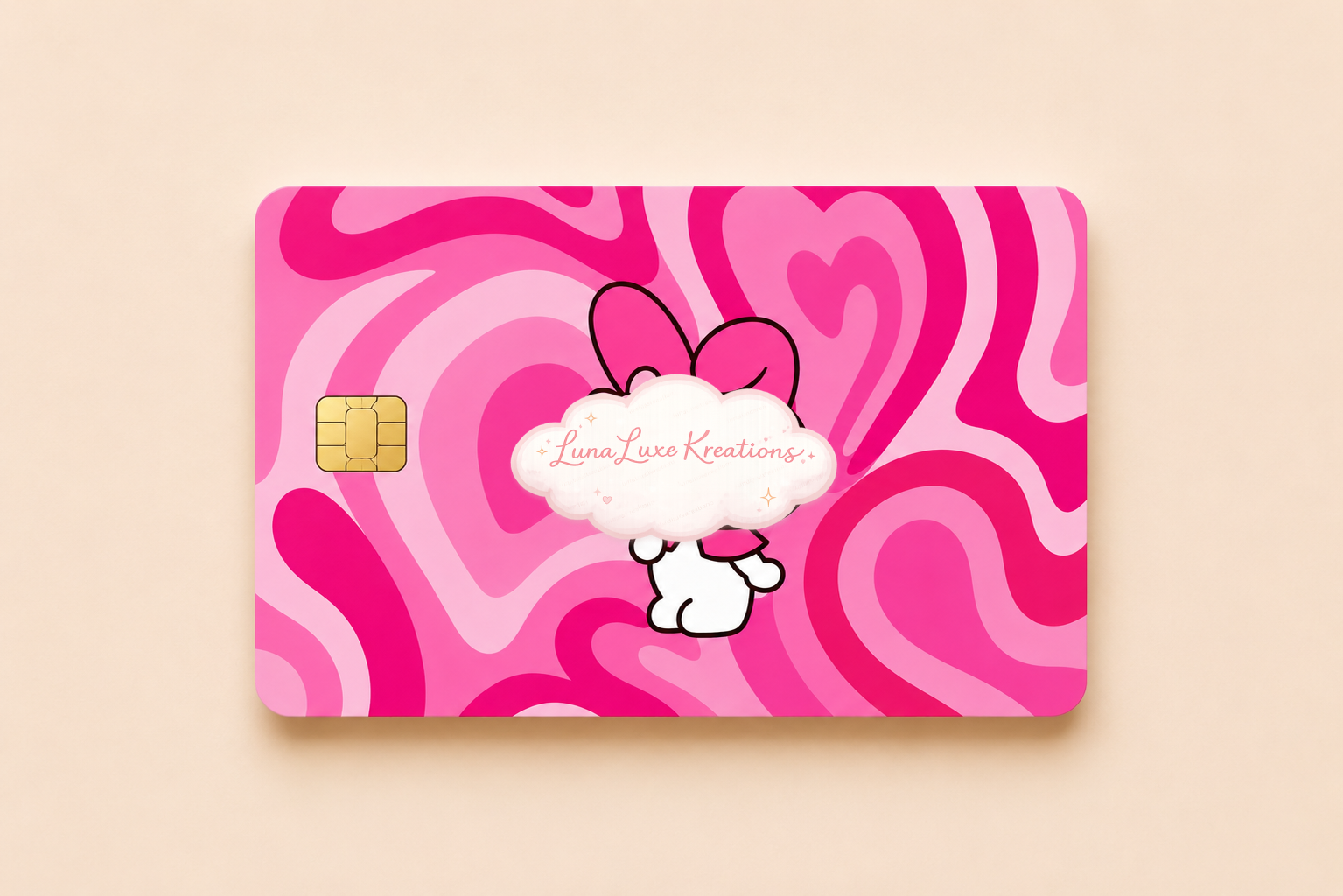 Sweet Swirl Debit Card Skin
